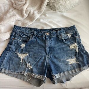 Blank NYC Ripped Denim Jean Shorts